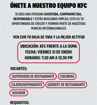 empleo kfc panama